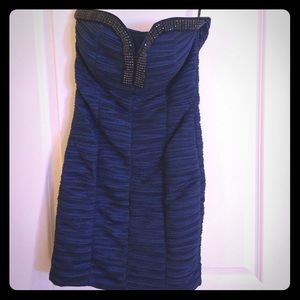 LAST CALL-Forever 21 Strapless Dress w/Bead Detail